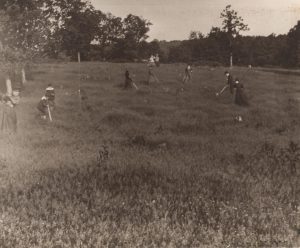 Early Golfers Hitting the Links