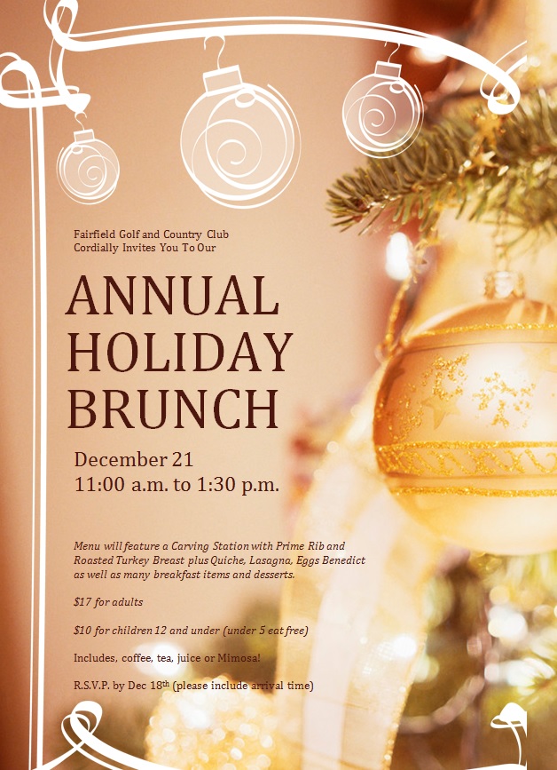 Annual Holiday Brunch